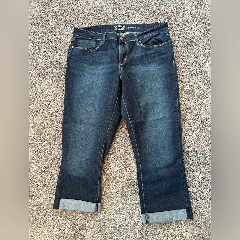 Levi‎ Strauss signature, modern Capri jeans women’s size 14